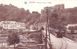 BOUILLON -  Train Vapeur Sur Le Pont De France Et Chateau - Bouillon