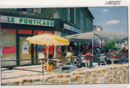 87- LIMOGES - BAR BRASSERIE LE PONTICAUD  PLACE COMPOSTELLE - PHOTO LAZERAS - Limoges