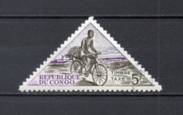 CONGO  TAXE  N° 40    NEUF SANS CHARNIERE COTE 0.50€     CYCLISTE VELO - Nuevas/fijasellos