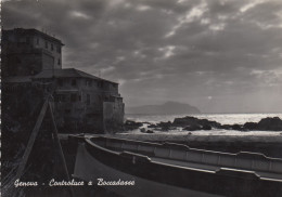 GENOVA-BOCCADASSE-2 CARTOLINE VERA FOTOGRAFIA VIAGGIATE 1955-1967 - Genova (Genua)
