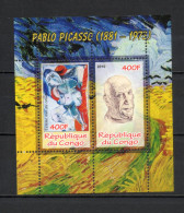 CONGO  BLOC  N° ?  FAUX   NEUF SANS CHARNIERE COTE ? €     PICASSO PEINTRE TABLEAUX ART - Mint/hinged