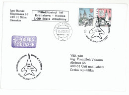 COV 34 - 1038-a AIRPLANE, Flight, Slovakia - Cover - Used - 2002 - Briefe U. Dokumente