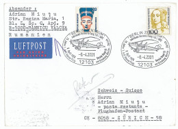 COV 34 - 1058-a AIRPLANE, Flight, Germany - Cover - Used - 2001 - Cartas & Documentos