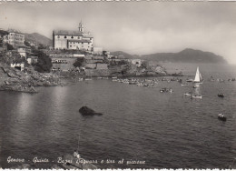 GENOVA-QUINTO-BAGNI BAGNARA E IRO AL PICCIONE- CARTOLINA VERA FOTOGRAFIA VIAGGIATA NEL 1951 - Genova (Genua)