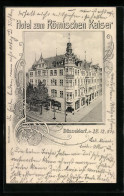 Lithographie Düsseldorf, Hotel Zum Römischen Kaiser  - Düsseldorf