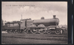 Pc G.C.R. Atlantic Type Of Express Engine, Britische Eisenbahn  - Trains