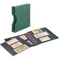 Lindner Banknotenalbum Regular Mit Kassette Grün 2815-814-G Neu - Materiale