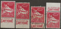 Algérie N°79A Issu De Carnet Avec Pub L'art Vivant (ref.2) - Used Stamps