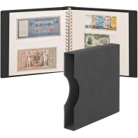 Lindner Banknotenalbum Regular Mit Kassette Schwarz 2810-814-S Neu - Supplies And Equipment