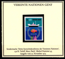 UNO Genf 45 U Postfrisch #IG510 - Other & Unclassified