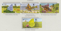 GUERNSEY 1997 WWF Insects Butterflies Mi 729-732 MNH(**) Fauna 561 - Schmetterlinge