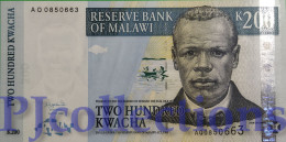 MALAWI 200 KWACHA 2001 PICK 47a UNC - Malawi