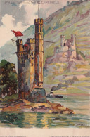 MÄUSETURM UND RUINE EHRENFELS. - Bingen