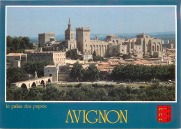 AVIGNON Le Palais Des Papes Derriere Les Remparts 17(scan Recto-verso) ME26626 - Avignon