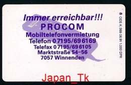 GERMANY K 368 91 Procom  - Aufl  1000 - Siehe Scan - K-Series : Serie Clientes