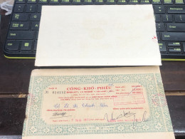 VIET NAM SOUTH PUBLIC DRY BOND BANK CHEC KING-40.000$1974-1 PCS - Vietnam