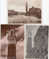 SIENA- 3 CARTOLINE VERA FOTOGRAFIA  UNA VIAGGIATA NEL 1957 - Siena