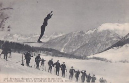 BRIANCON              CONCOURS INTERNATIONAL DE SKI  1907.   F ISELIN CHAMPION SUISSE - Winter Sports