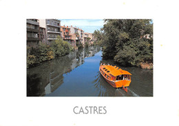 CASTRES  Péniche Sur Le Fleuve  10 (scan Recto Verso)ME2644BIS - Castres