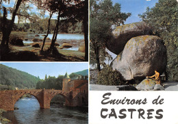 CASTRES  Le SIDOBRE  Lac Du Merle Pont De Brassac Et Rocher Tremblant   19 (scan Recto Verso)ME2644BIS - Castres