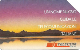 Italy: Telecom Italia - Un Nome Nuovo Guida Le Telecomunicazioni - Öff. Werbe-TK