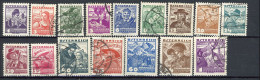 AUTRICHE - 1934  Yv. N° 441 à 458 Sauf 450 (25g),458 (2s)  (o) Régions  Cote  10  Euro  BE - Oblitérés