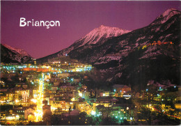 BRIANCON FORTIFIEE PAR VAUBAN La Plus Hahute Ville D Europe Vue Generale De Nuit 22(scan Recto Verso)ME2647 - Briancon