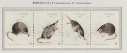 PORTUGAL 1997 WWF Pyrenean Desman Mi 2174-2177 MNH(**) Fauna 564 - Nuovi