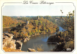 CROZANT  Les Ruines Du Vieux Chateau Au Confluent De La Creuse Et De La Sedelle  14 (scan Recto Verso)ME2650BIS - Crozant