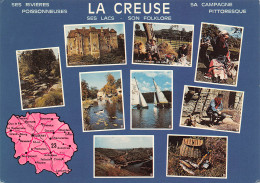 Panorama Sur La CREUSE  Aubusson  Felletin Pontarion Crocq   7 (scan Recto Verso)ME2650UND - Aubusson