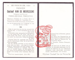 DP Gustaaf Van De Meirssche ° Wichelen 1877 † 1950 X M. Persoons // Van Wesemael De Schrijver Blanquaert Lowie Coppens - Devotion Images
