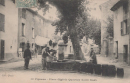 83 / PIGNANS / PLACE GIGERIE /QUARTIER SAINT ROCH / RARE ET TRES JOLIE CARTE / EDIT CHAIX 13 - Otros & Sin Clasificación