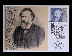 CL, CARTE MAXIMUM, Autriche, Republik Osterreich, 8680 Mürzzuschlag, 9.5.1997, 100 Jahre Brahms - Maximumkaarten