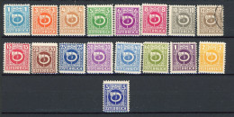 AUTRICHE - 1945  Yv. N° 517 à 533 Complet, Le 524 (12g) Est Oblitéré * Série Courante Cote  3  Euro  BE 2 Scans - Unused Stamps