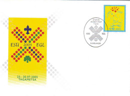 SC 54 - 193 Scout ESTONIA - Cover - Used - 2005 - Covers & Documents