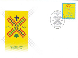 SC 54 - 193 Scout ESTONIA - Cover - Used - 2005 - Brieven En Documenten