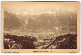 Fotografie Anton Gratl, Innsbruck, Ansicht Innsbruck, Blick Nach Der Stadt Vom Stillthal  - Lugares