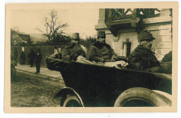 RO 40 - 3279 SIGHET Maramures, WW I, Officers, Old Car, Romania - Old Postcard - Unused - 1917 - Roumanie