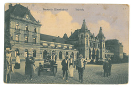 RO 40 - 16710 TIMISOARA, Old Car, Railway Station, Romania - Old Postcard - Used - Roumanie