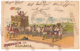 RO 40 - 21156 ETHNIC, Zi De Sarbatoare, Litho, Romania - Old Postcard - Used - 1900  - Rumänien