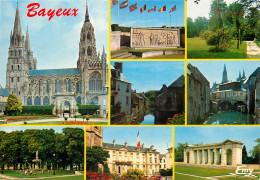 BAYEUX La Facade Sud De La Cathedrale Notre Dame Le Rond Point De Vaucelles 29(scan Recto Verso)ME2667 - Bayeux