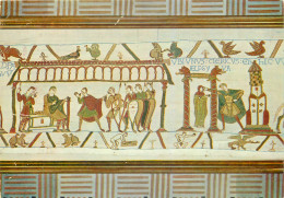 BAYEUX Tapisserie De La Reine Mathilde Guillaume S Entretient Avec Harold 3 (scan Recto Verso)ME2669 - Bayeux