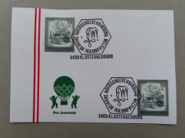 Österreich Pro Juventute - Mit Sonderstempel 16. 6. 1990 Klosterneuburg, 80 Jahre Hochschulverbindung WELFIA (Nr.1244) - Sonstige & Ohne Zuordnung