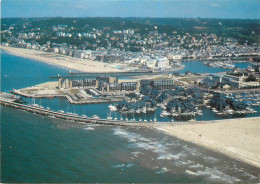 DEAUVILLE Station Balneaire De Reputation Mondiale Vue Aerienne De L Embouchure De La Touques 20(scan Recto Verso)ME2672 - Deauville