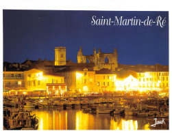 SAINT MARTIN DE Ré  Le Port La Nuit 12 (scan Recto Verso)ME2674UND - Saint-Martin-de-Ré