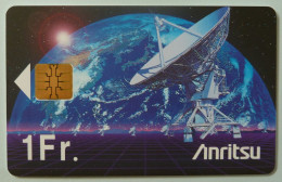 JAPAN / SWITZERLAND - Chip - Anritsu - Telecom '95 - Geneva - 1Fr - Used - Zwitserland