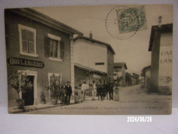 SAINT MAURICE DE GOURDAN (Ain) GRANDE RUE DE LA CHARRIERE COTE MEXIMIEUX BOULANGERIE - Zonder Classificatie