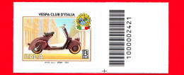 Nuovo - MNH - ITALIA - 2024 - 75 Anni Di Vespa Club D’Italia – Ciclomotore – Scooter - B 50 G - Barre 2421 - Code-barres