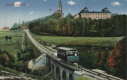 Augustusburg/E. Gesch. 1915  Drahtseilbahn - Funicular Railway
