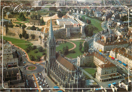 CAEN Vue Aerienne L Eglise Saint Pierre Le Chateau 12(scan Recto Verso)ME2679 - Caen